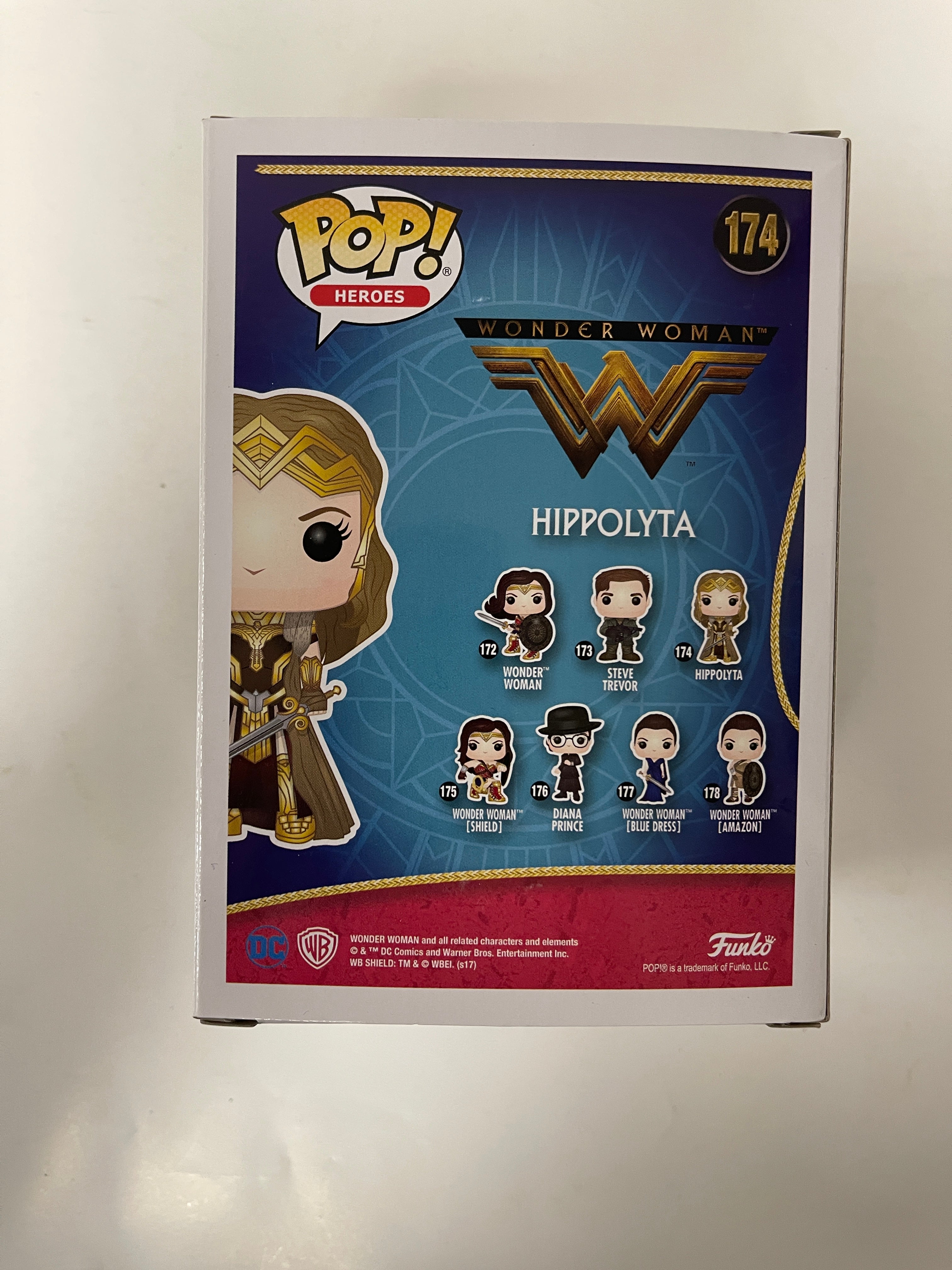 Funko Pop! DC Heroes Hippolyta #174 Wonder Woman 2017 Vaulted