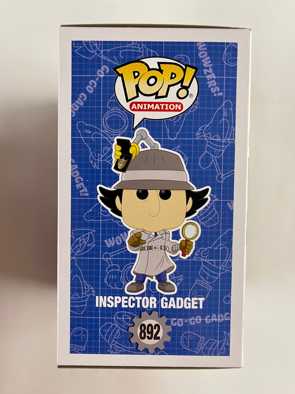Maurice LaMarche Signed Inspector Gadget Chase #892 Funko Pop! With PSA/DNA COA