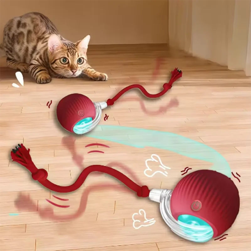 Smart Rolling Interactive Cat Ball Toy