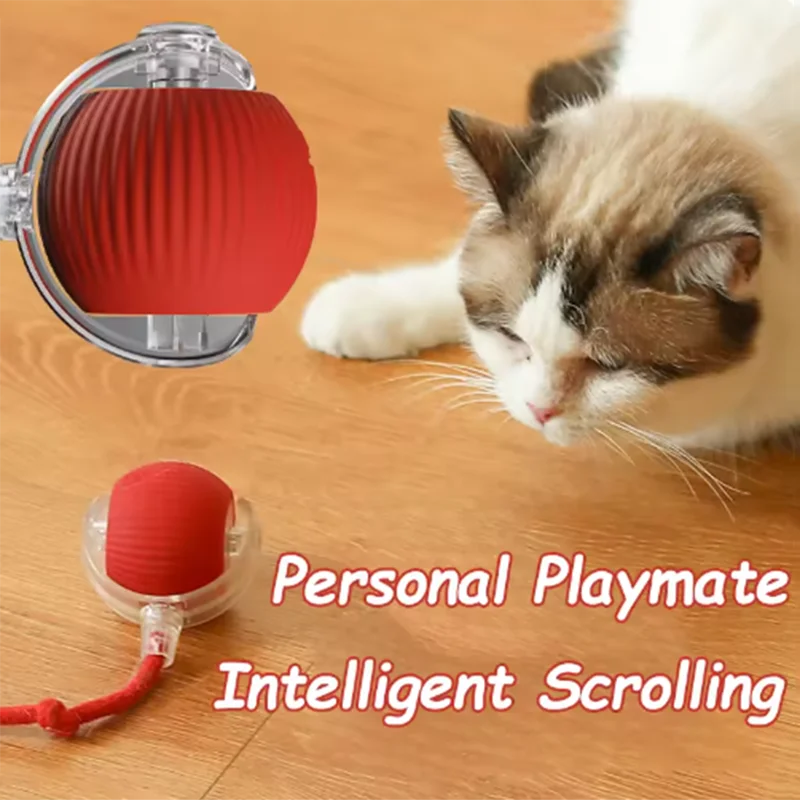 Smart Rolling Interactive Cat Ball Toy