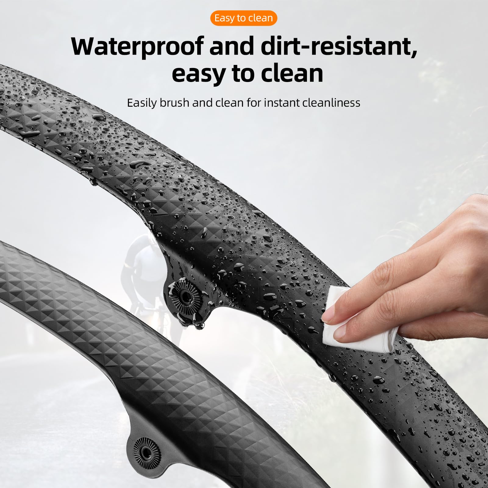 ROCKBROS Adjustable Bike Fenders Set for Road Bikes Easy Install