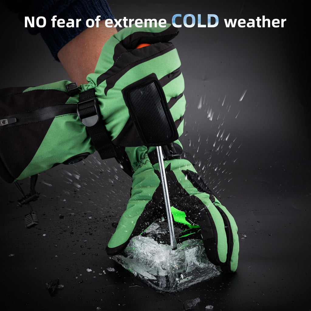 ROCKBROS Heated Gloves, Rechargeable Winter Touchscreen Hand Warmers for Men  Women