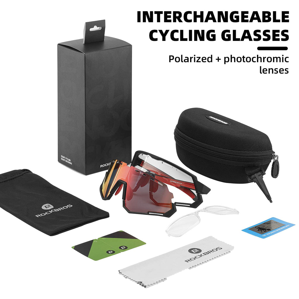 Polarized Photochromic Cycling Goggles (2-Lens Kit)