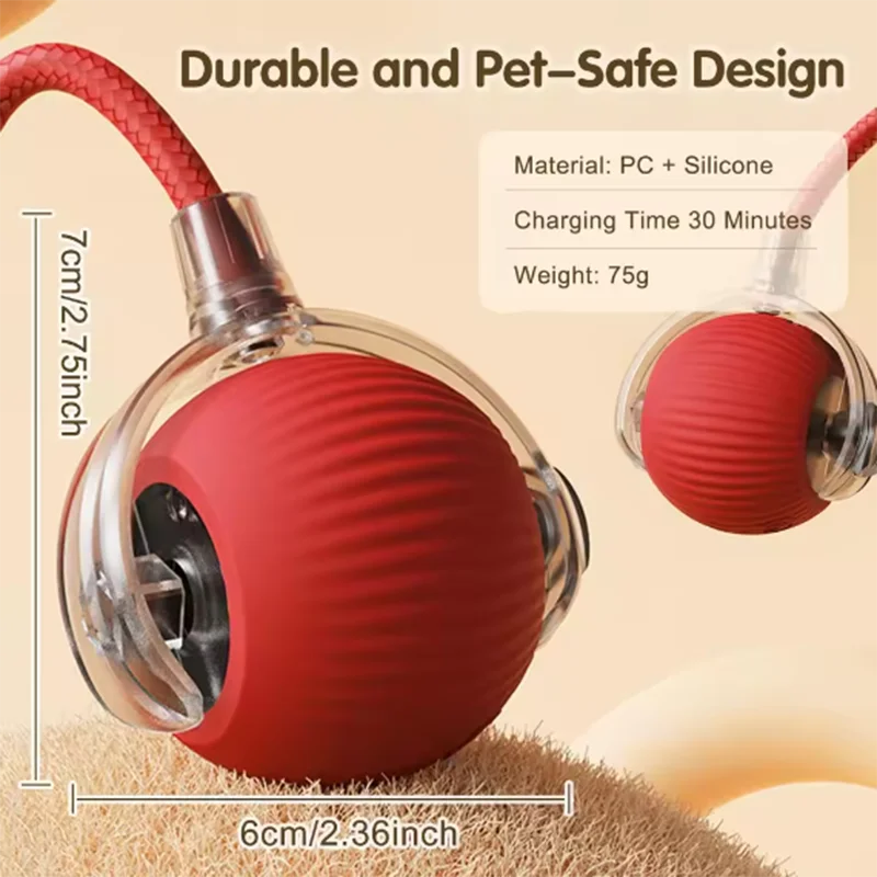 Smart Rolling Interactive Cat Ball Toy