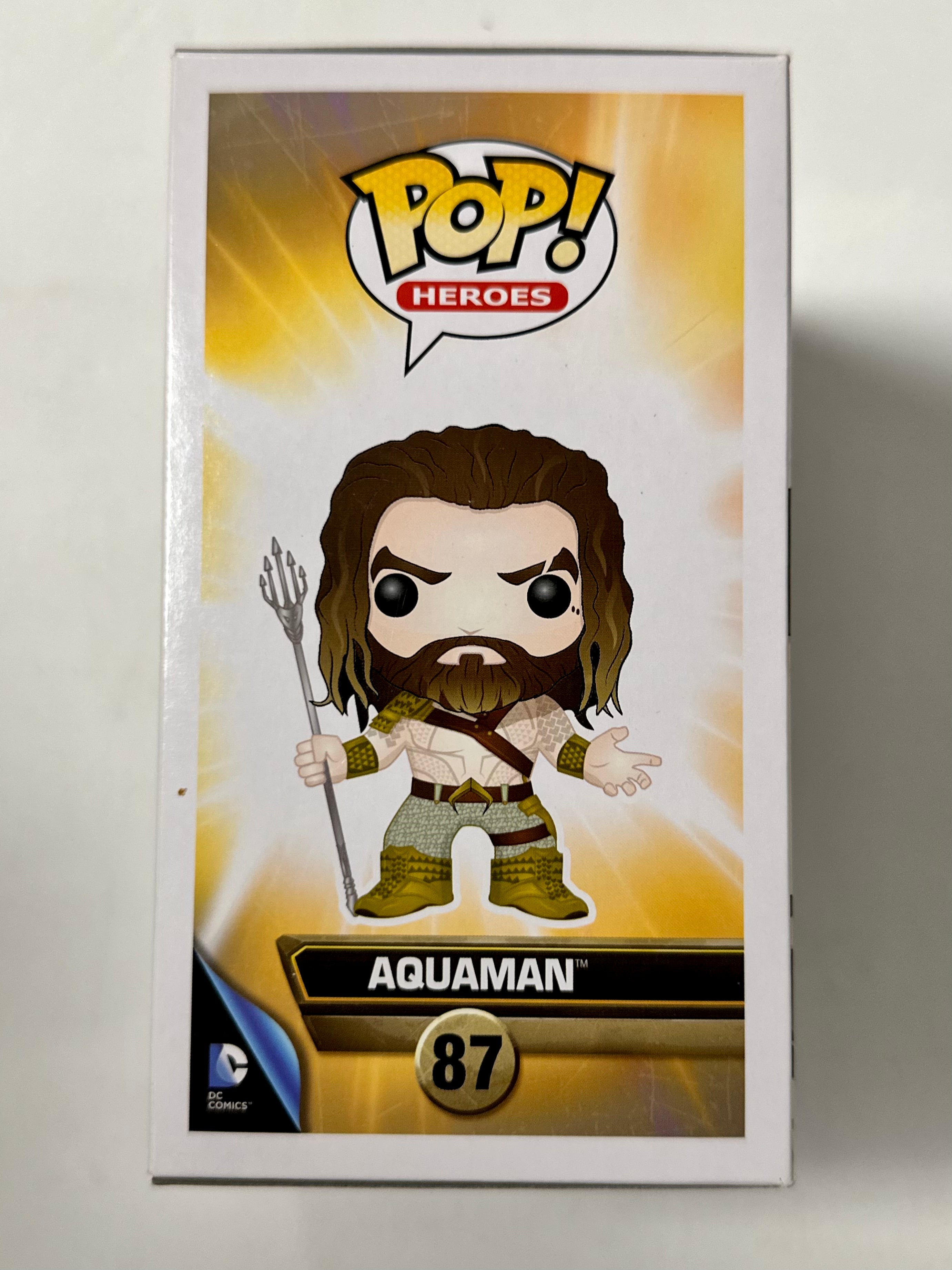 Funko Pop! DC Heroes Aquaman #87 Batman V Superman 2015 Vaulted Jason Momoa