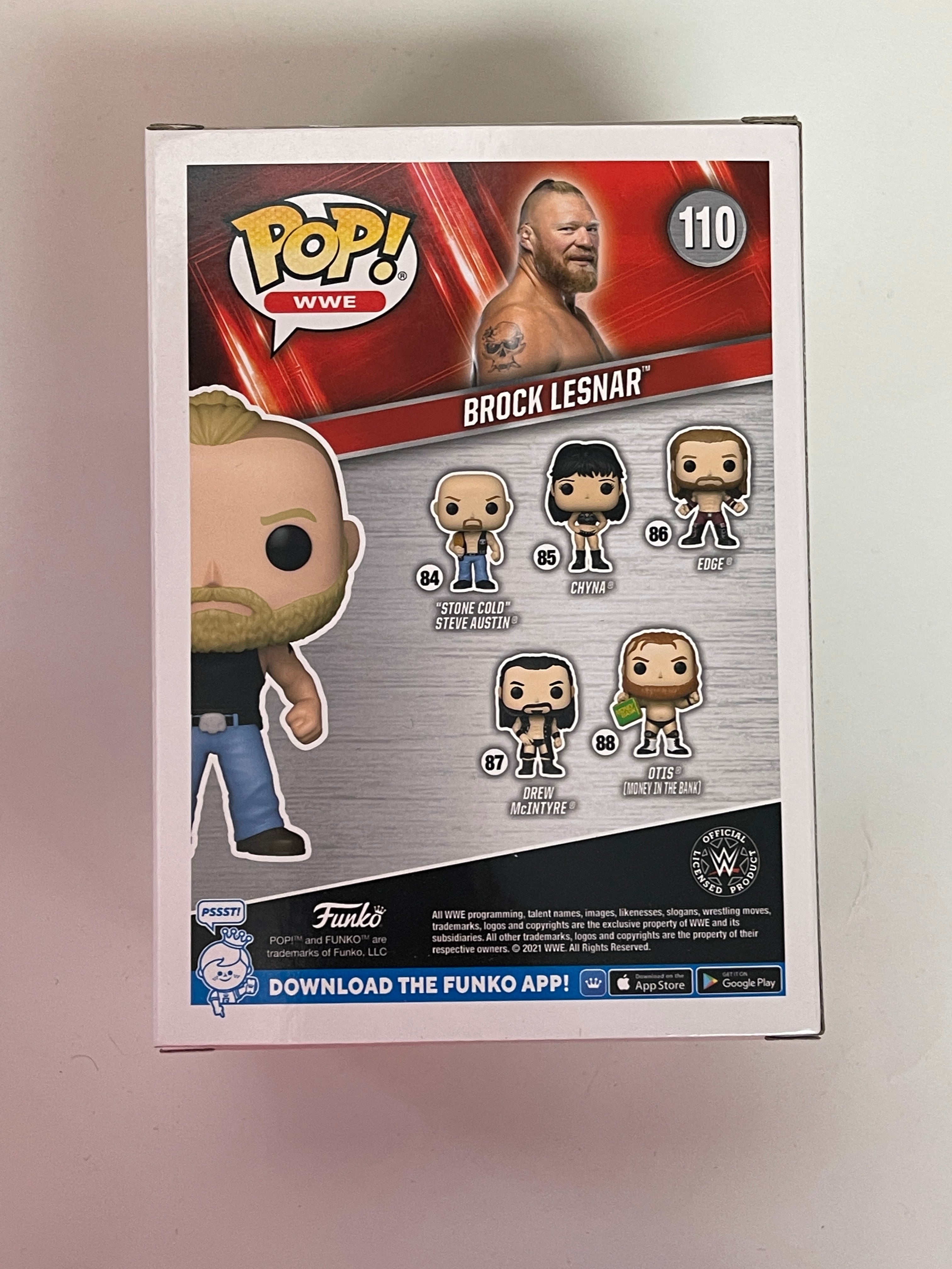 Funko Pop! WWE Brock Lesnar #110 Amazon 2022 Exclusive Suplex City F5