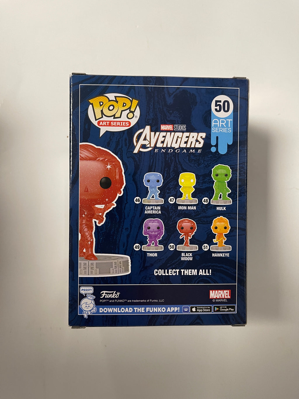 Funko Pop! Marvel Studios Black Widow 50 Infinity Saga Art Series 2021 Exclusive