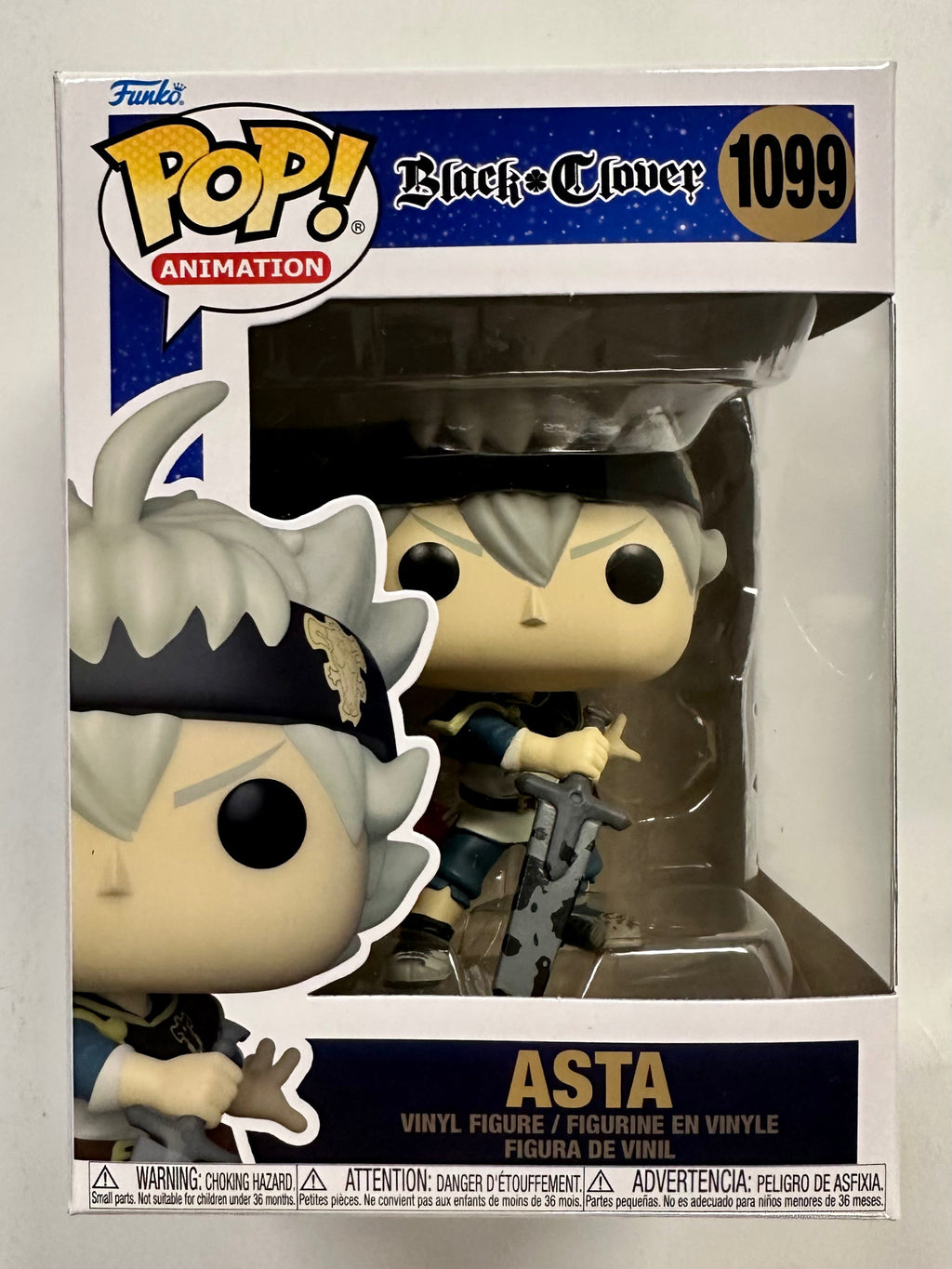 Funko Pop! Animation Asta #1099 Black Clover 2022 Black Bull Squad Anti-Magic