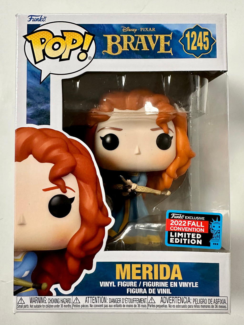 Funko Pop! Disney Celtic Princess Merida #1245 Brave NYCC 2022 Con Exclusive