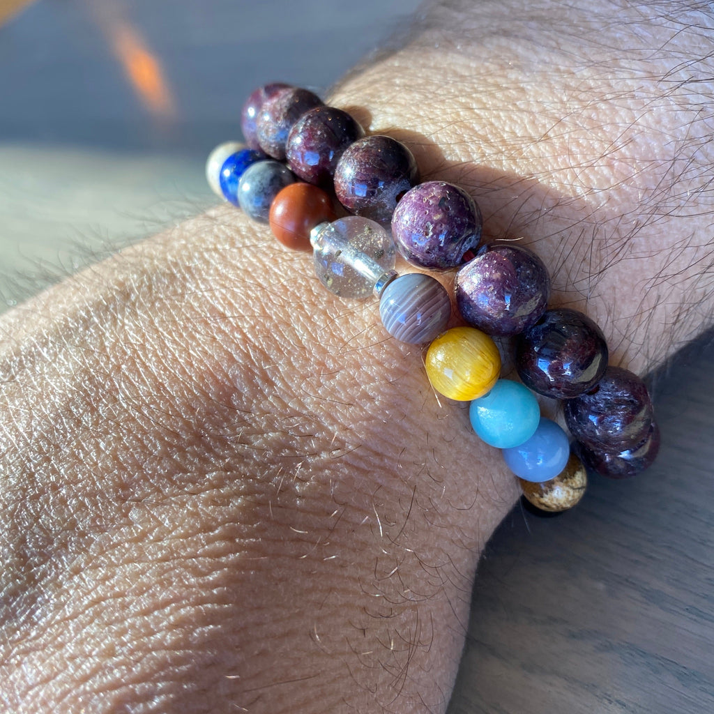 Asteroid Belt Solar System Bracelet