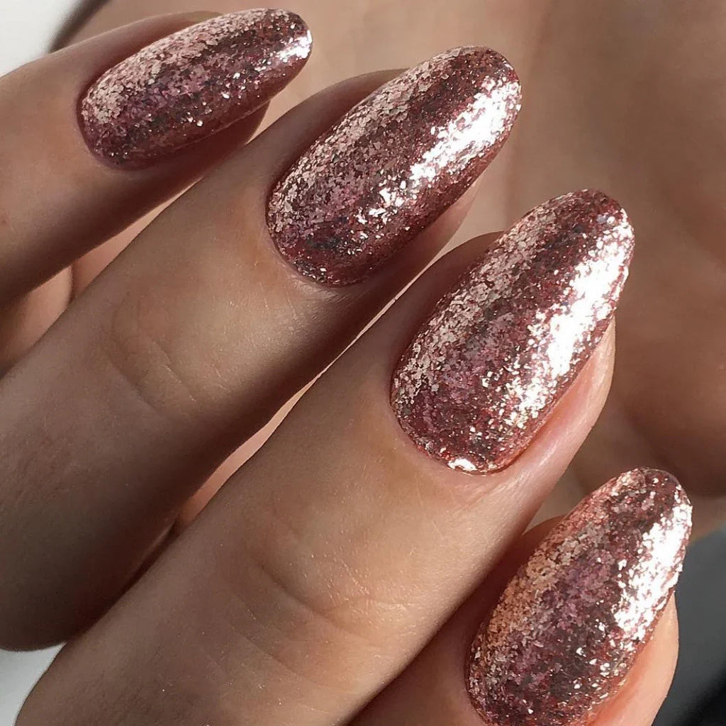Luxio - Glitter Rose-Gold Gel Polish, 15ml