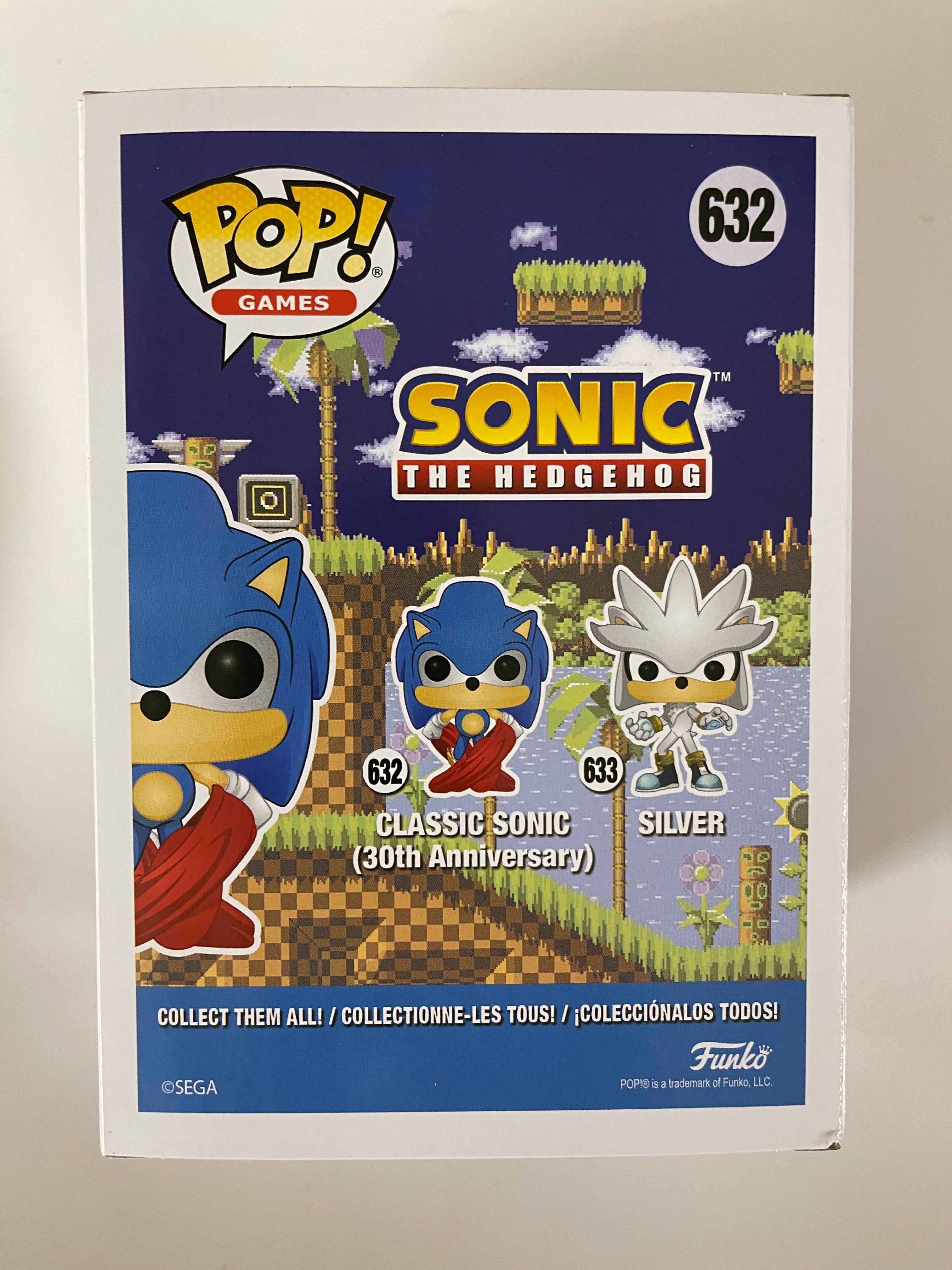 Funko Pop! Games Classic The Hedgehog Sonic Running #632 30th Anniversary