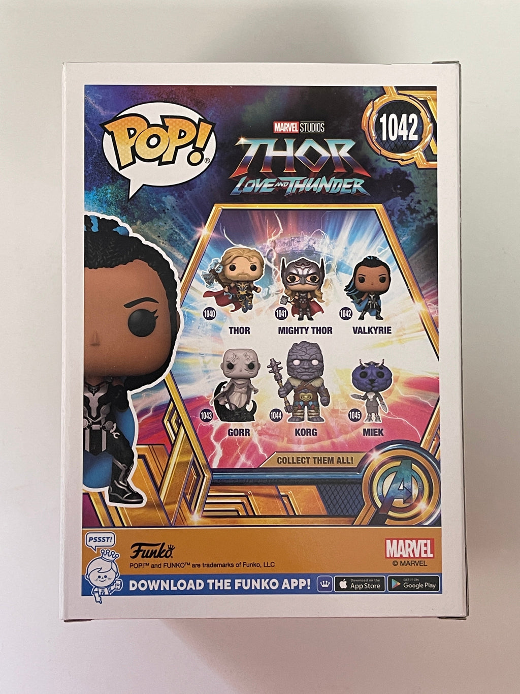 Funko Pop! Marvel Valkyrie With Blade #1042 Thor Love And Thunder 2022