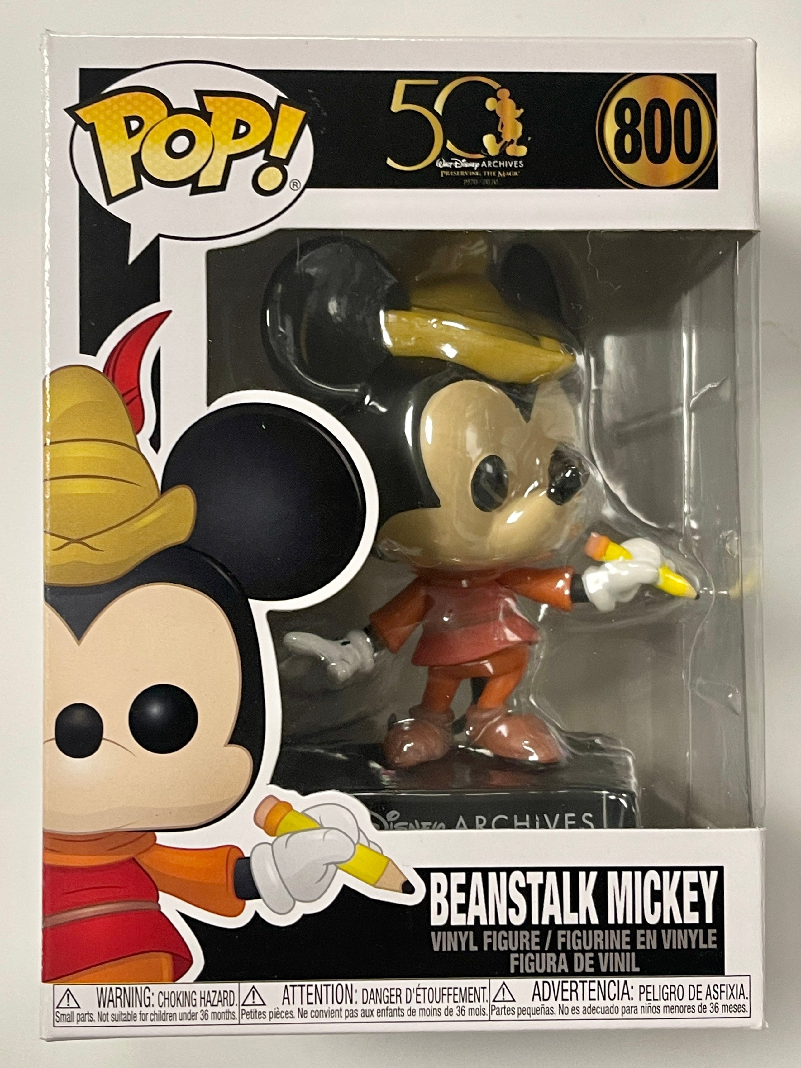 Funko Pop! Disney Archives Beanstalk Mickey Mouse #800 Preserving The Magic 2020