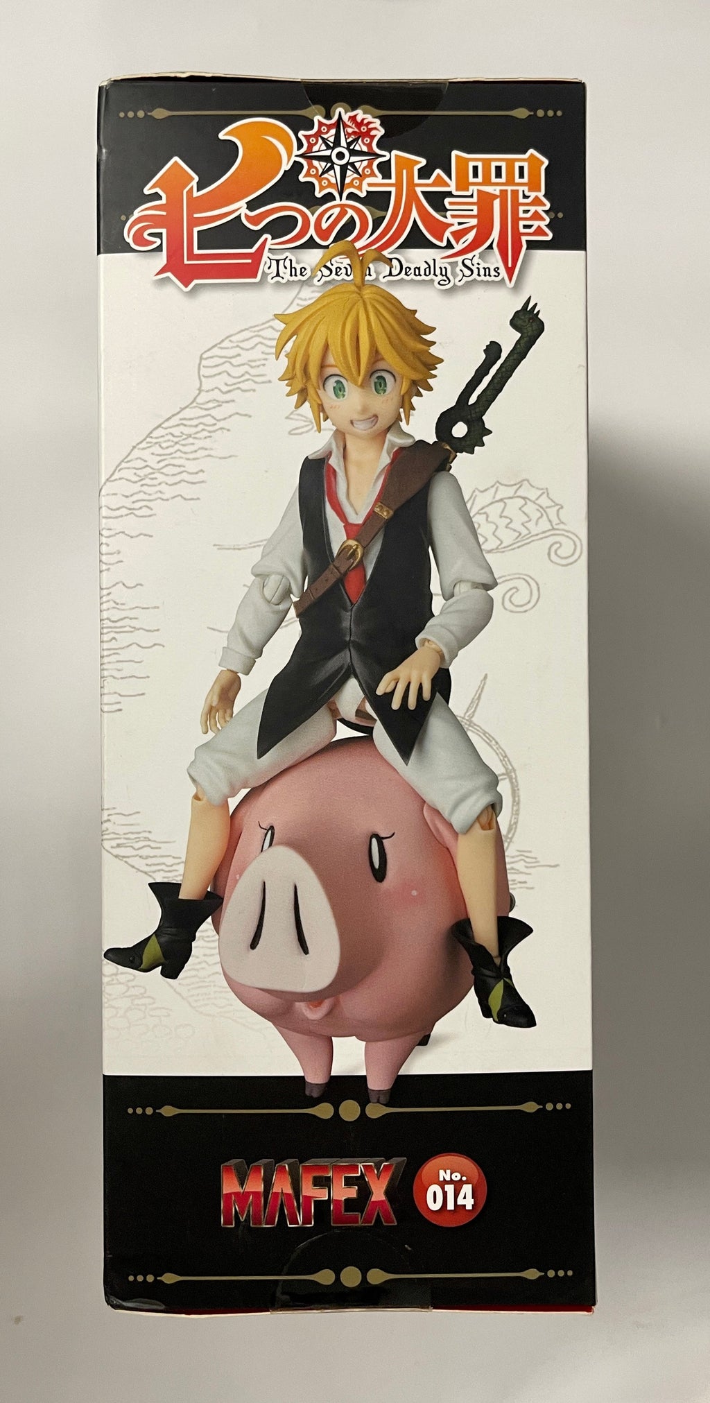 Bryce Papenbrook Signed Medicom MAFEX 14 Meliodas Seven Deadly Sins With JSA COA