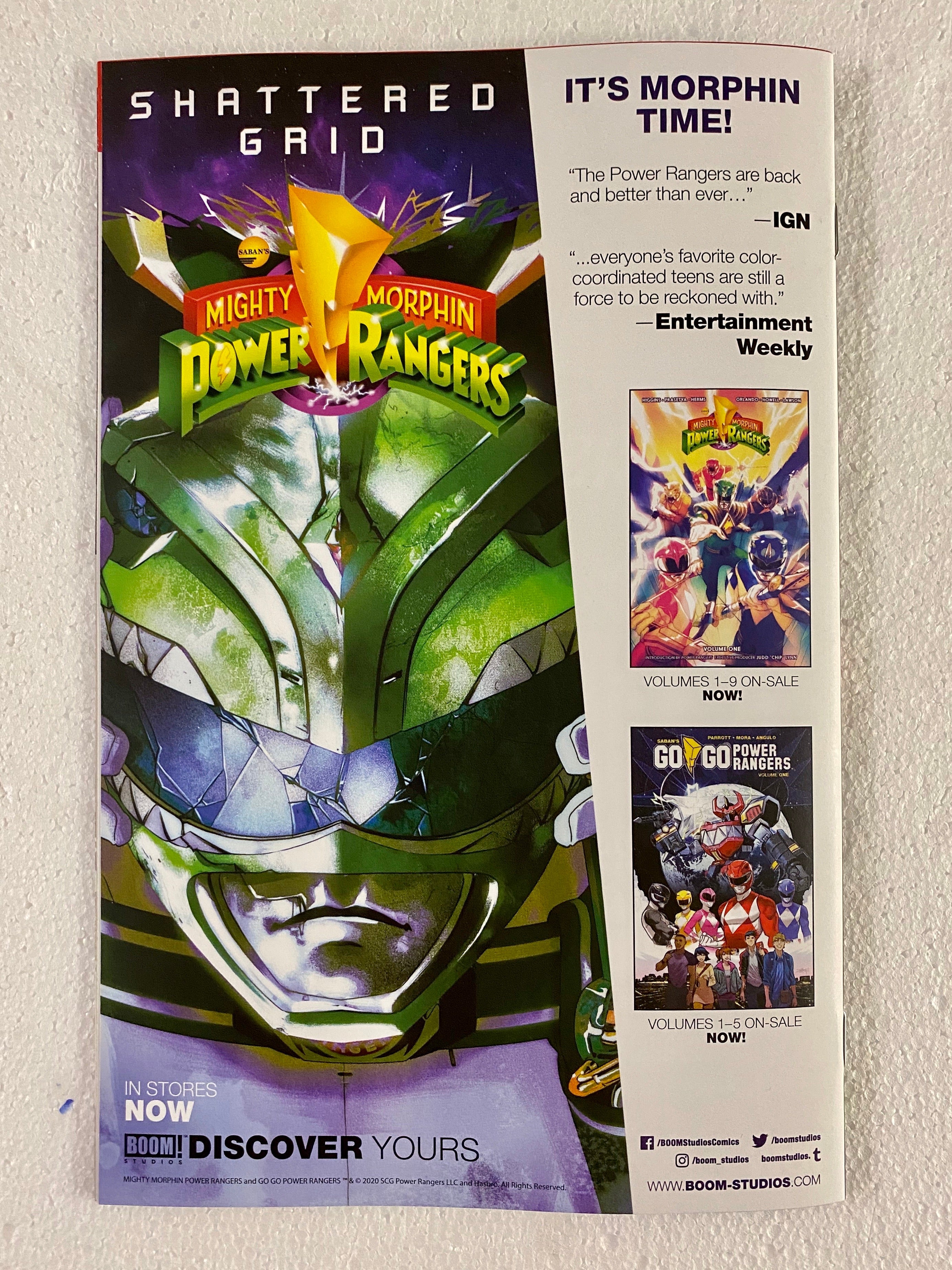 Mighty Morphin Power Rangers Teenage Mutant Ninja Turtles #1 Third Print