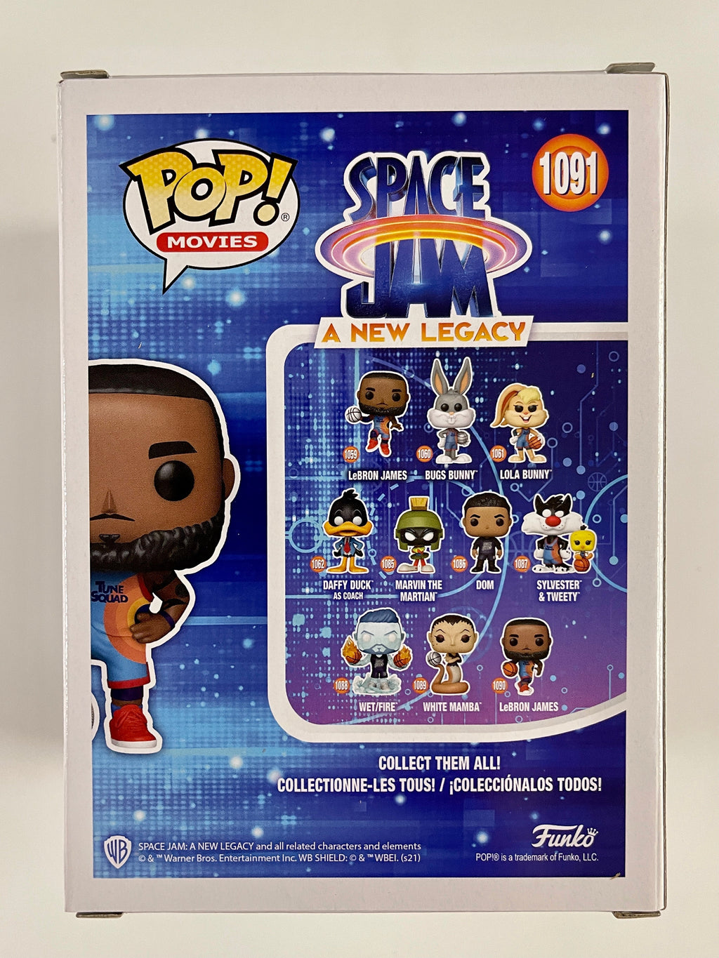 Funko Pop #1091 Space Jam A New Legacy LeBron James Amazon Exclusive