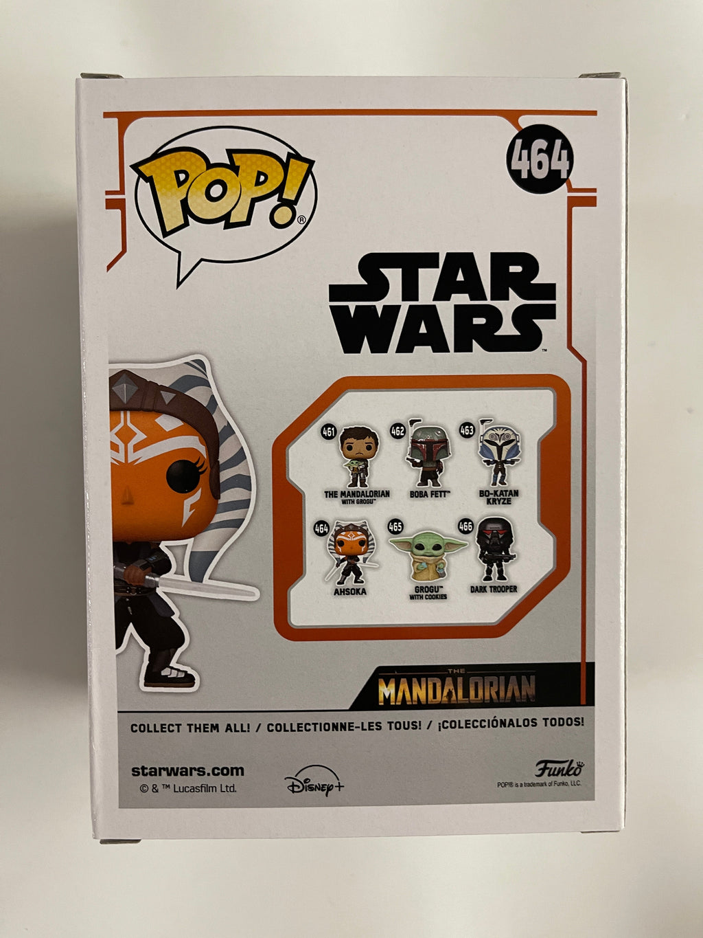 Funko Pop! Star Wars Ahsoka Tano #464 The Mandalorian Disney 2021
