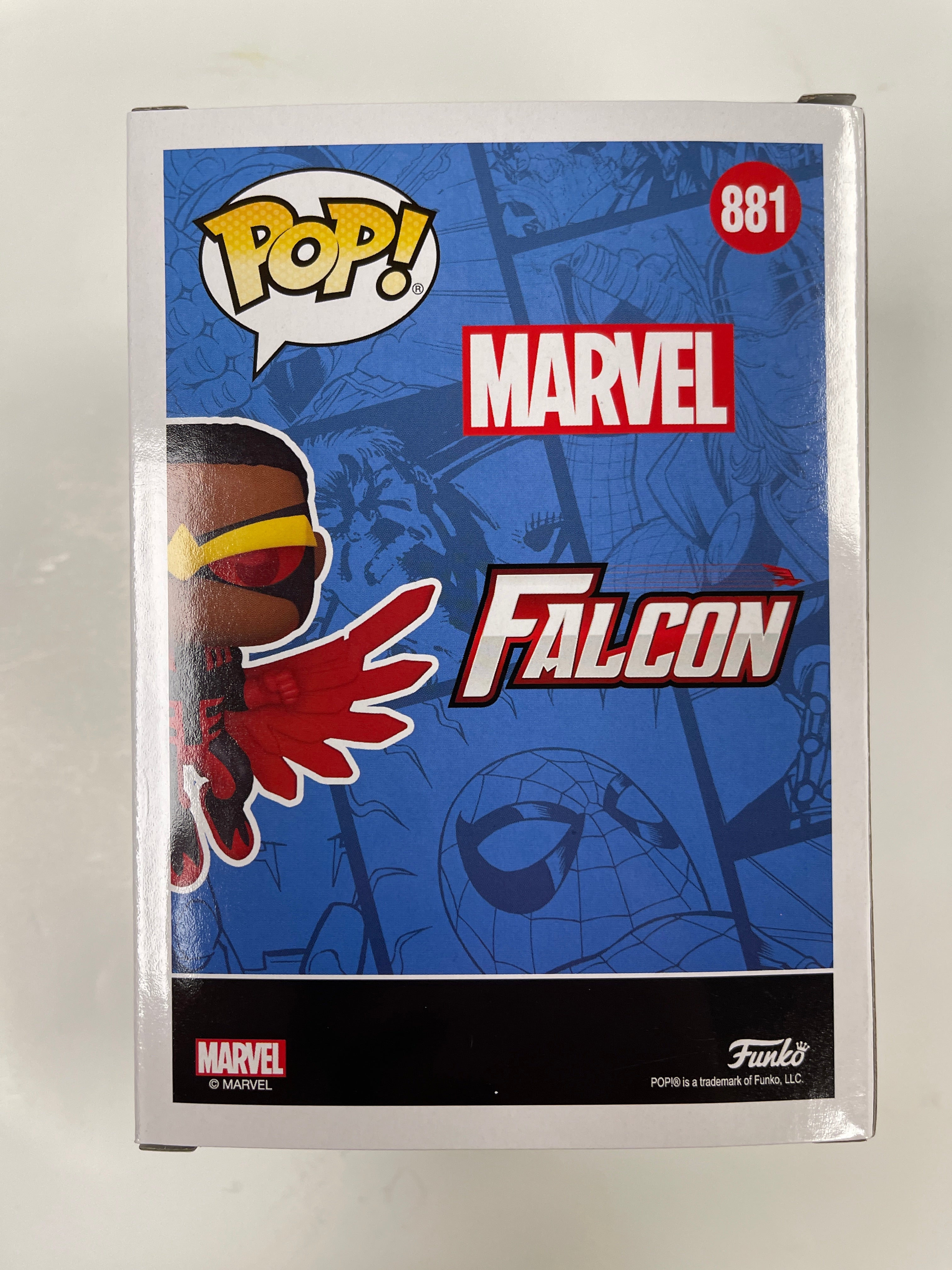 Funko Pop! Marvel Comics Falcon #881 SDCC 2021 Summer Con Exclusive