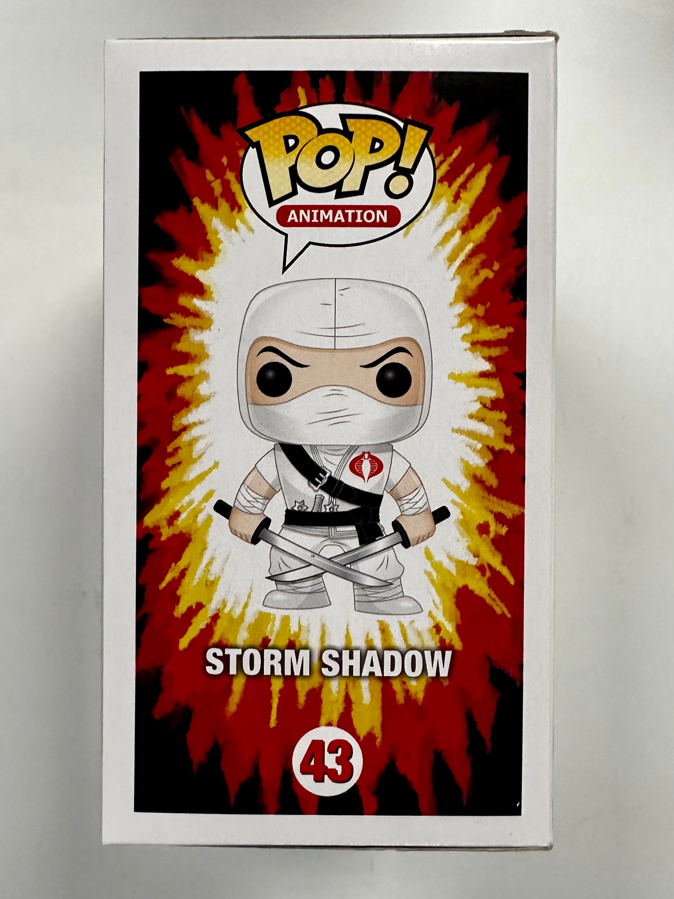 Funko Pop! Animation Storm Shadow #43 GI Joe 2015 Bait Pre-Release Vaulted Exclusive