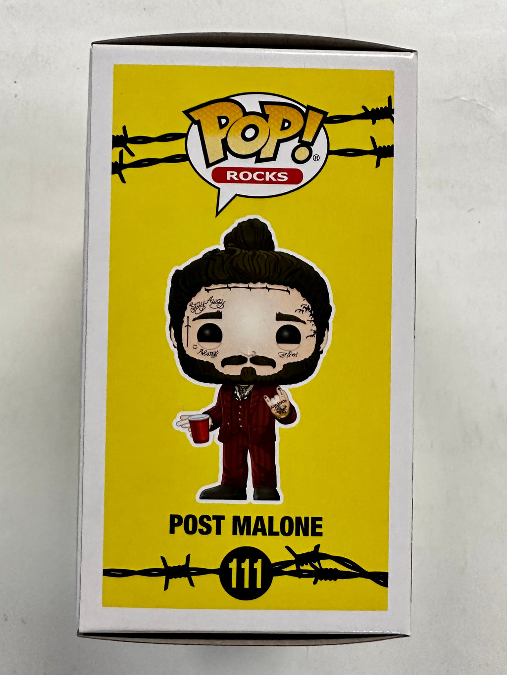 Funko Pop! Rocks Post Malone #111 Beer bongs And Bentleys Rockstar Circles Vaulted