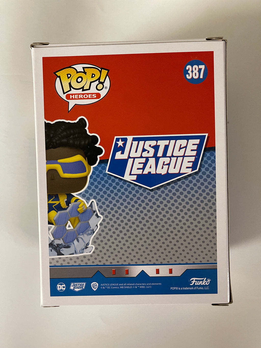 Funko Pop! DC Heroes Static Shock #387 Justice League Hot Topic 2021 Exclusive