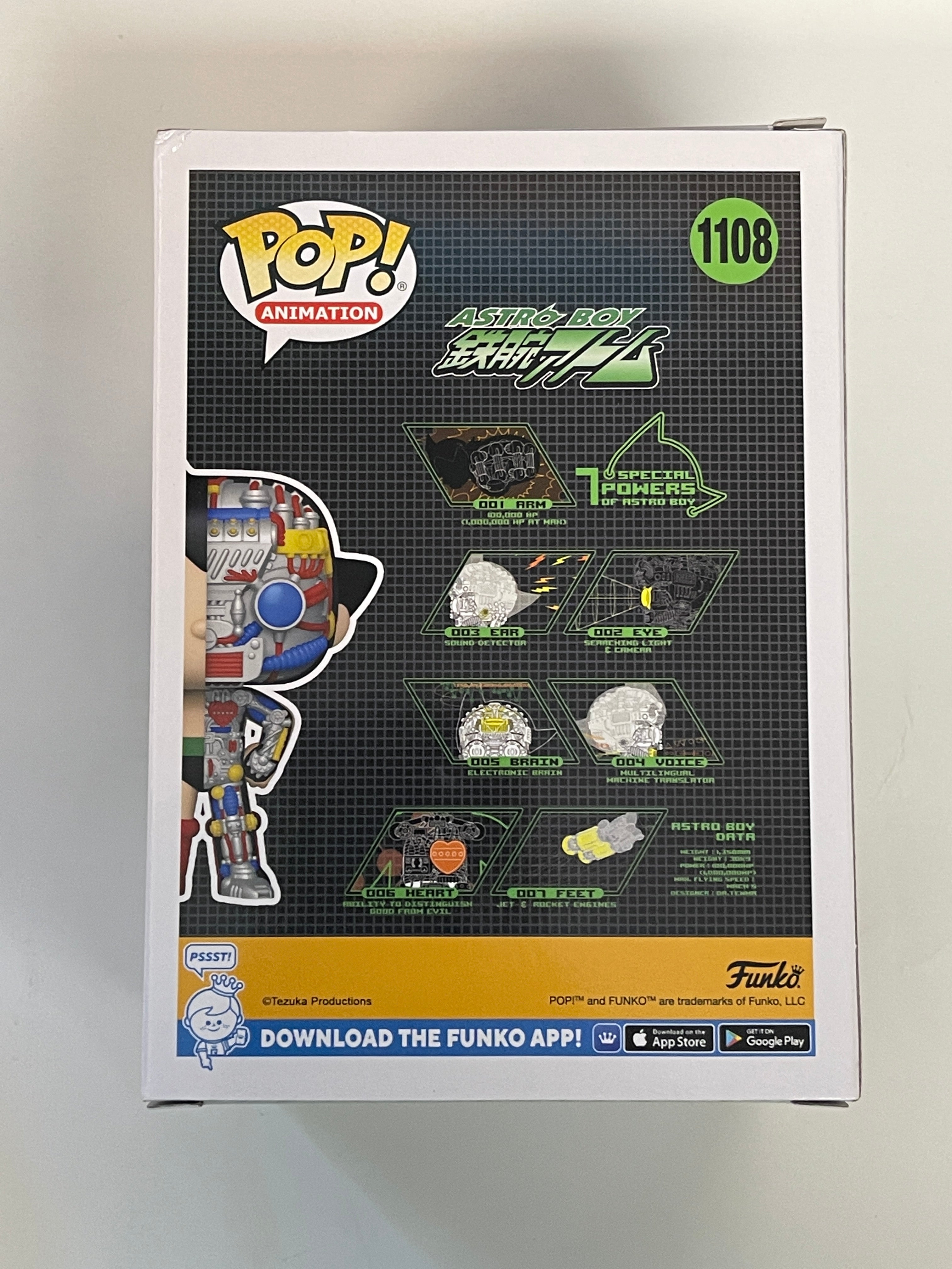 Funko Pop! Animation AstroBoy (Half Exposed) #1108 Bait 2022 Exclusive