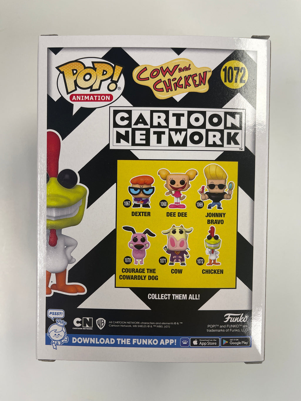 Funko Pop! Animation Chicken #1072 Cow & Chicken Cartoon Network 2021