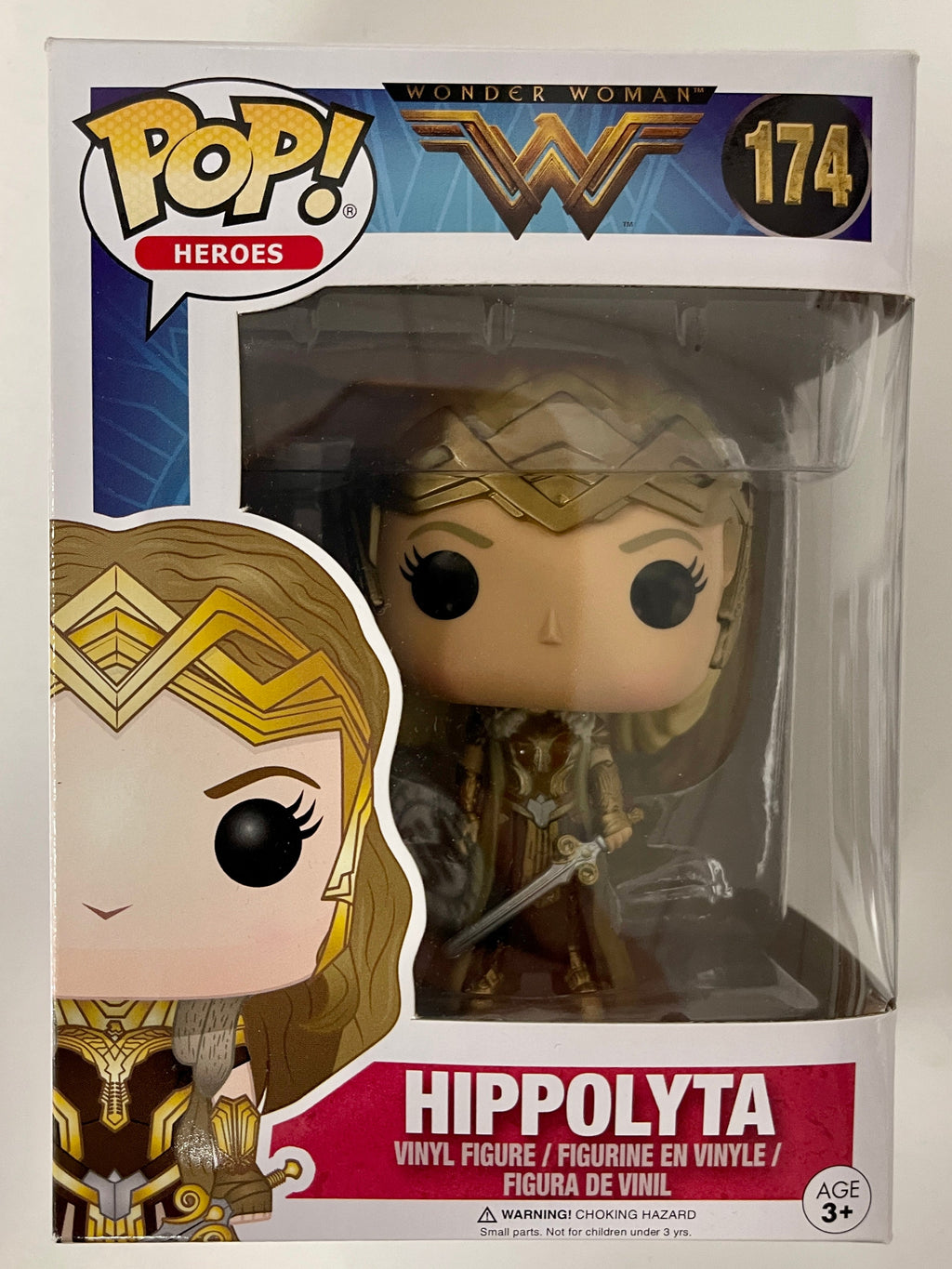 Funko Pop! DC Heroes Hippolyta #174 Wonder Woman 2017 Vaulted