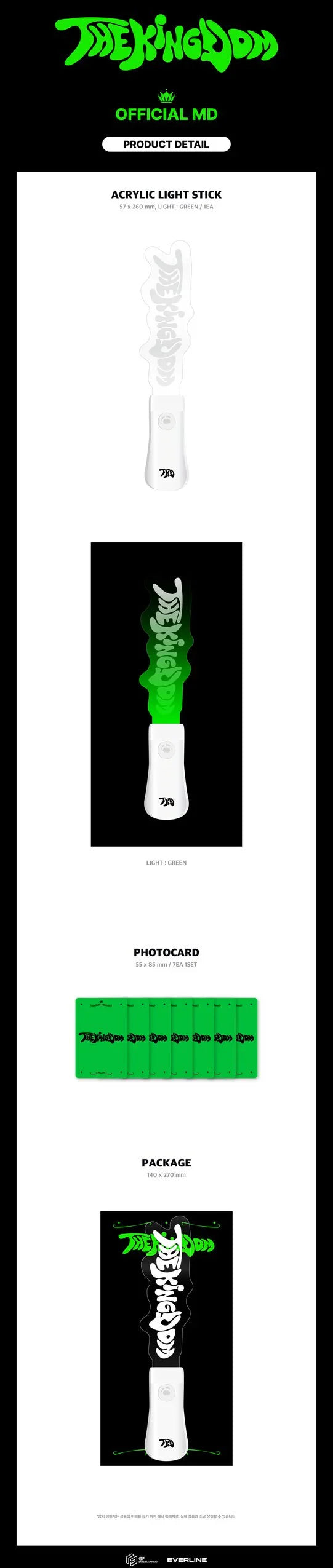 Kingdom - Official Acrylic Light Stick