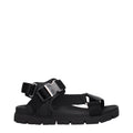 Prada Sandali Uomo Pelle Nero