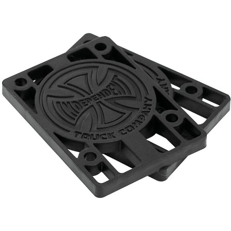 Independent Genuine Parts Riser Pads 1/4″ - Black (Set of 2)