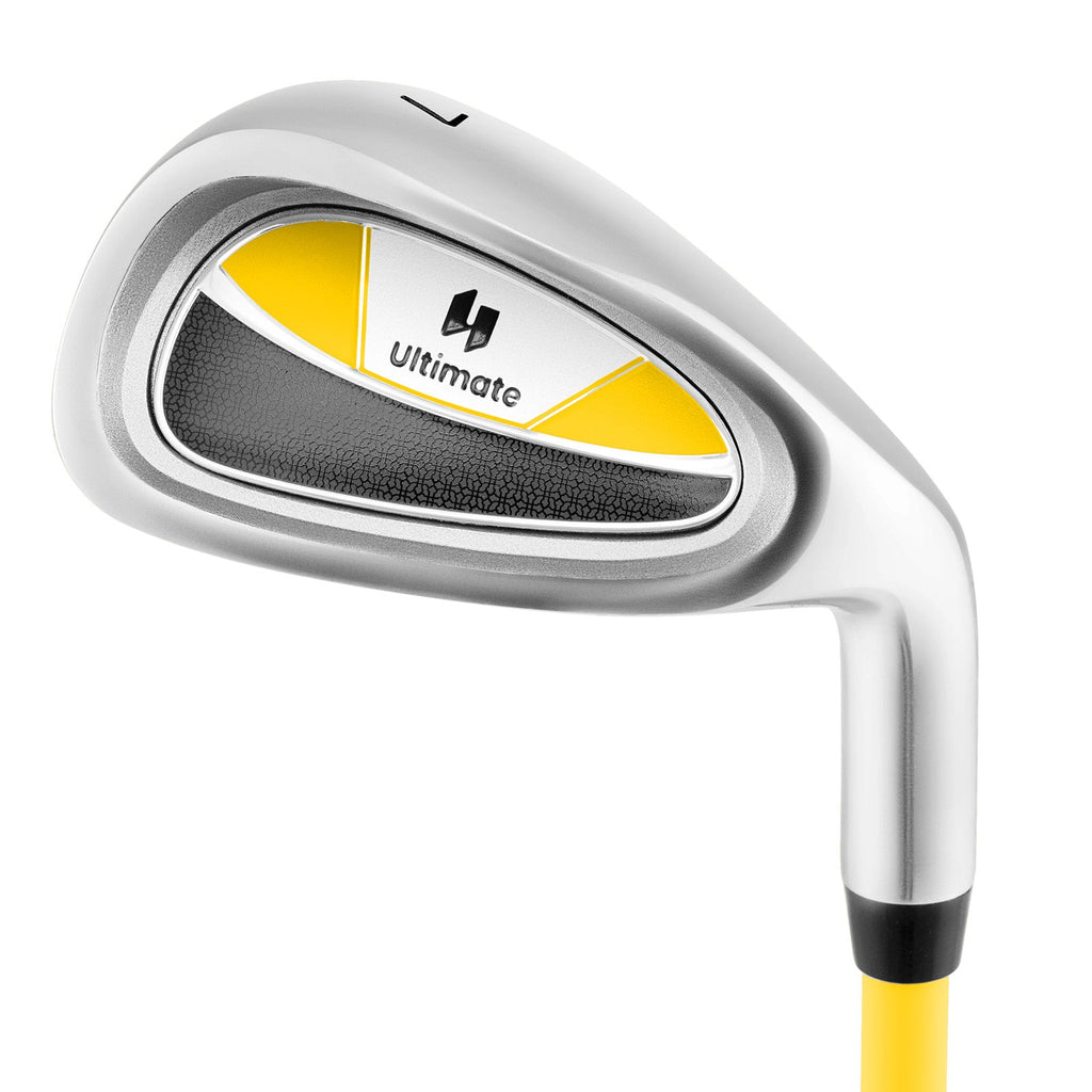 Individual Gold Club for Boys and Girls with Fiberglass Shaft and Headcover