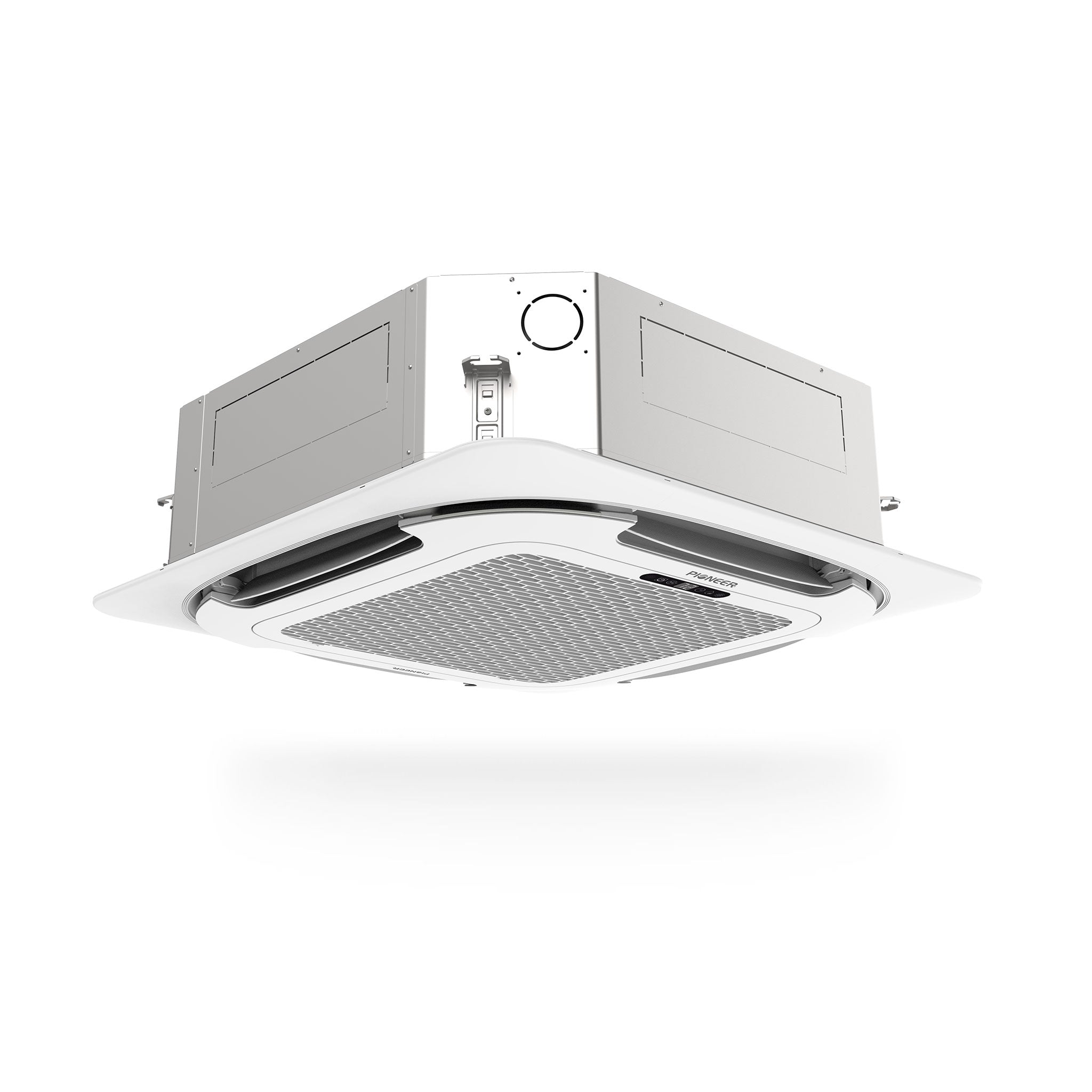 Pioneer® Quantum Ultra™ 12,000 BTU 21 SEER2 230V 8-Way Ceiling Cassette Ductless Mini-Split Air Conditioner Inverter Heat Pump Full Set