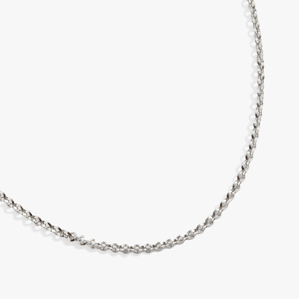Faceted Rolo Charm & Layering Necklace