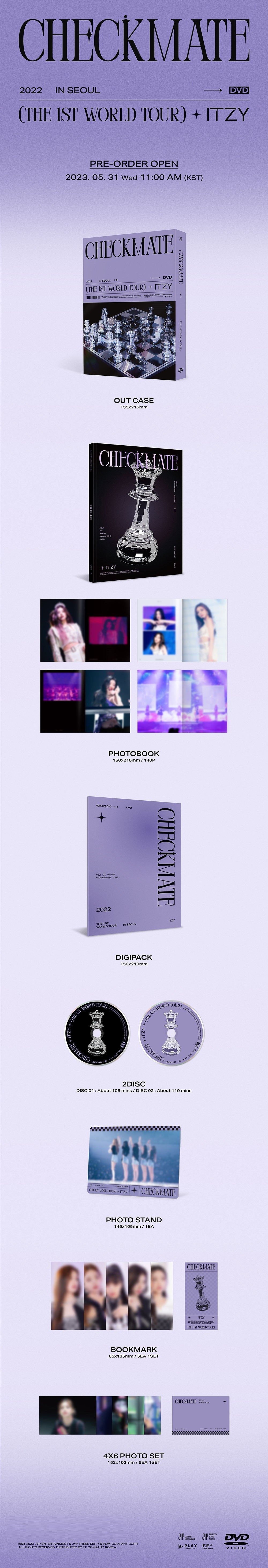 ITZY 1st World Tour - Checkmate In Seoul 2022 DVD