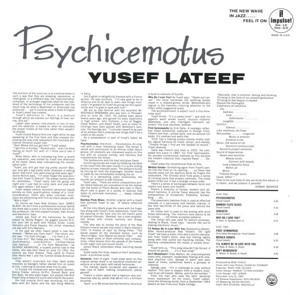 Yusef Lateef - Psychicemotus | Mint (M) Mint (M)