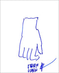 Jeremy Clapin Signed 8.5x11 Sketch