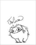 Jill Culton Signed 8.5x11 Sketch - Video Proof