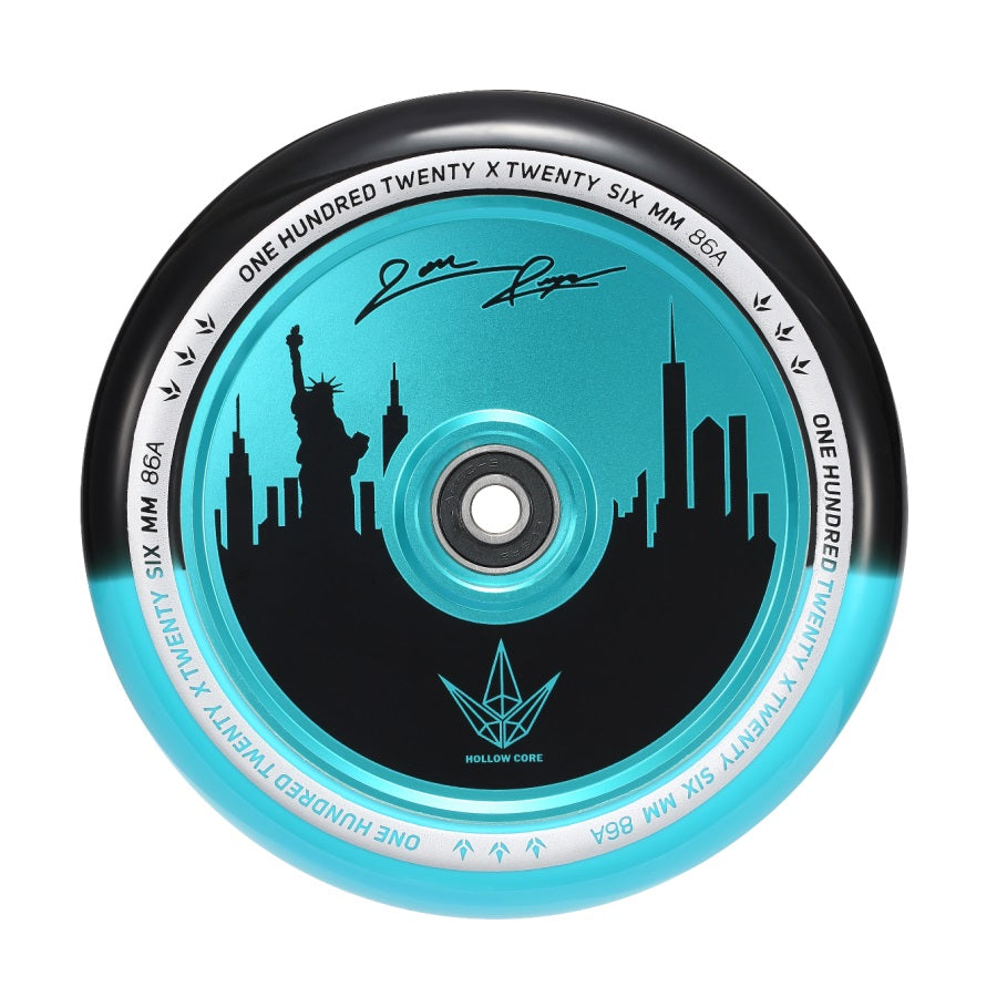 Envy Hollowcore Jon Reyes Signature Wheel 120mm - Black/Teal (Pair)