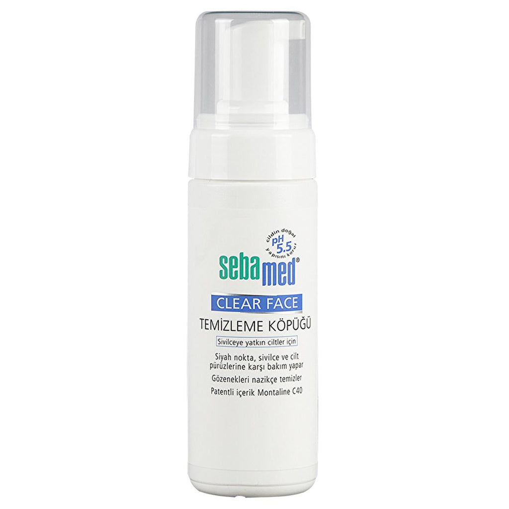 Sebamed Clear Face Facial Cleansing Foam - pH 5.5, Deep Cleansing, Acne Prone Skin Care