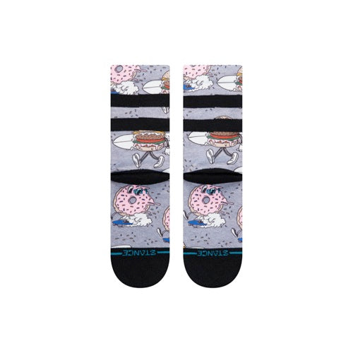 Stance Cruz Kids Crew Socks - Grey