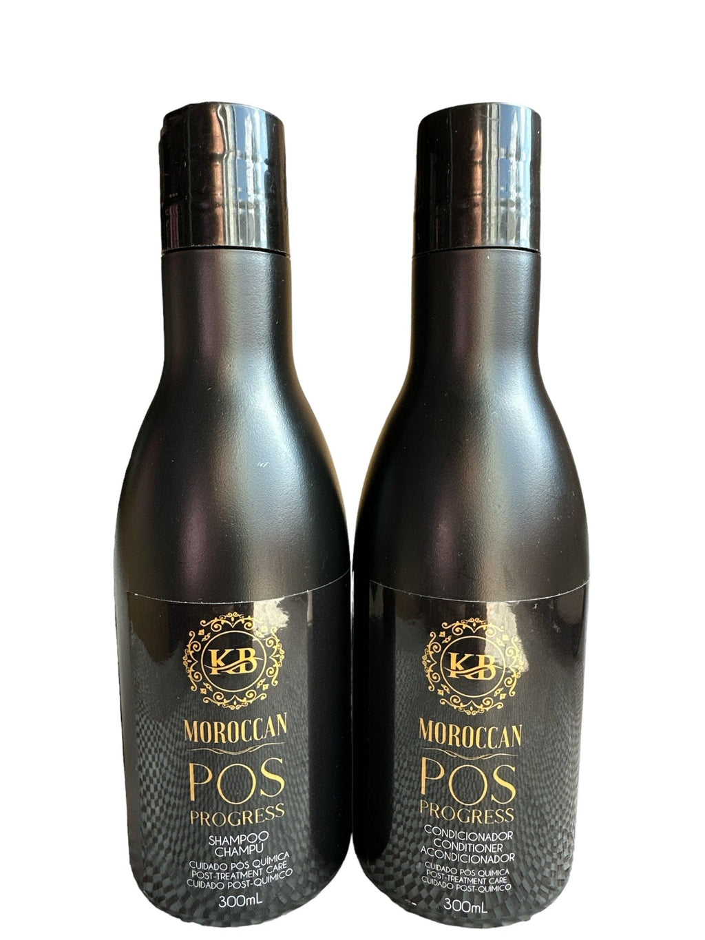 KB Moroccan Pos Progress Kit Nourishing Shampoo & Conditioner for Damaged Hair 300ml 10.1floz