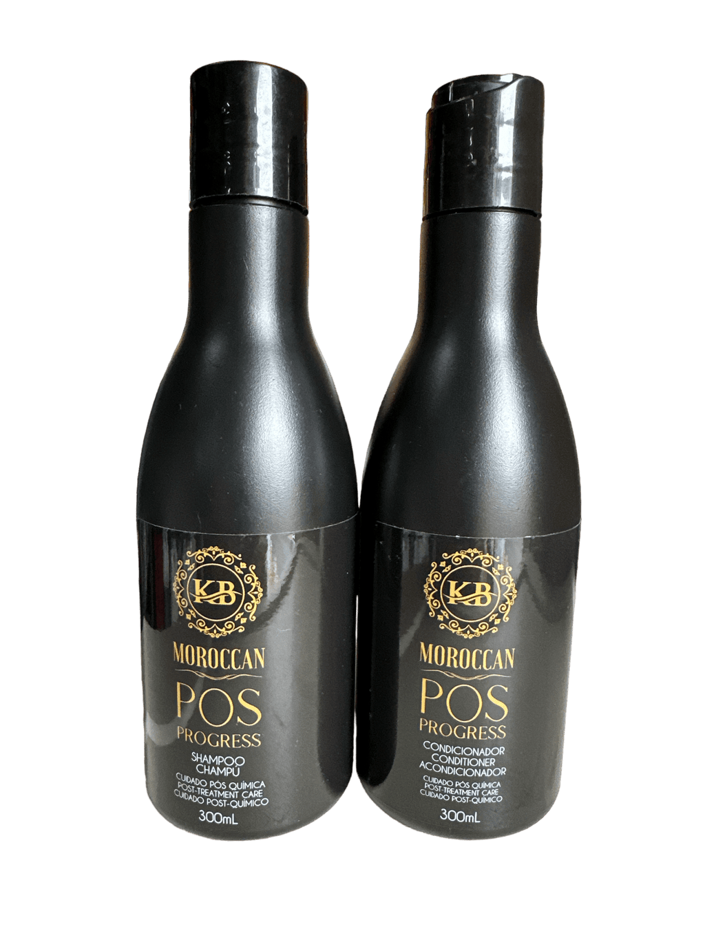 KB Moroccan Pos Progress Kit Nourishing Shampoo & Conditioner for Damaged Hair 300ml 10.1floz