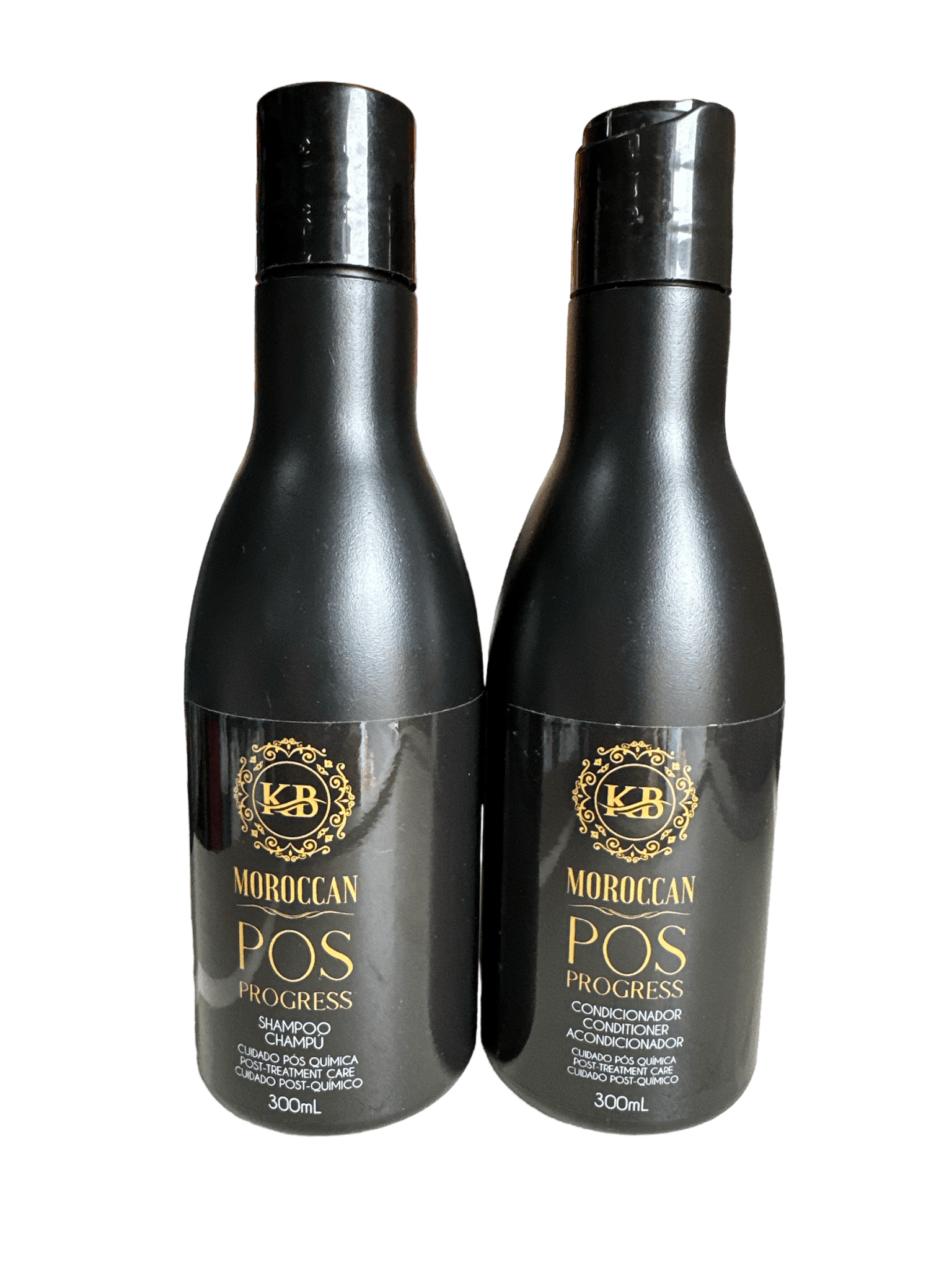 KB Moroccan Pos Progress Kit Nourishing Shampoo & Conditioner for Damaged Hair 300ml 10.1floz