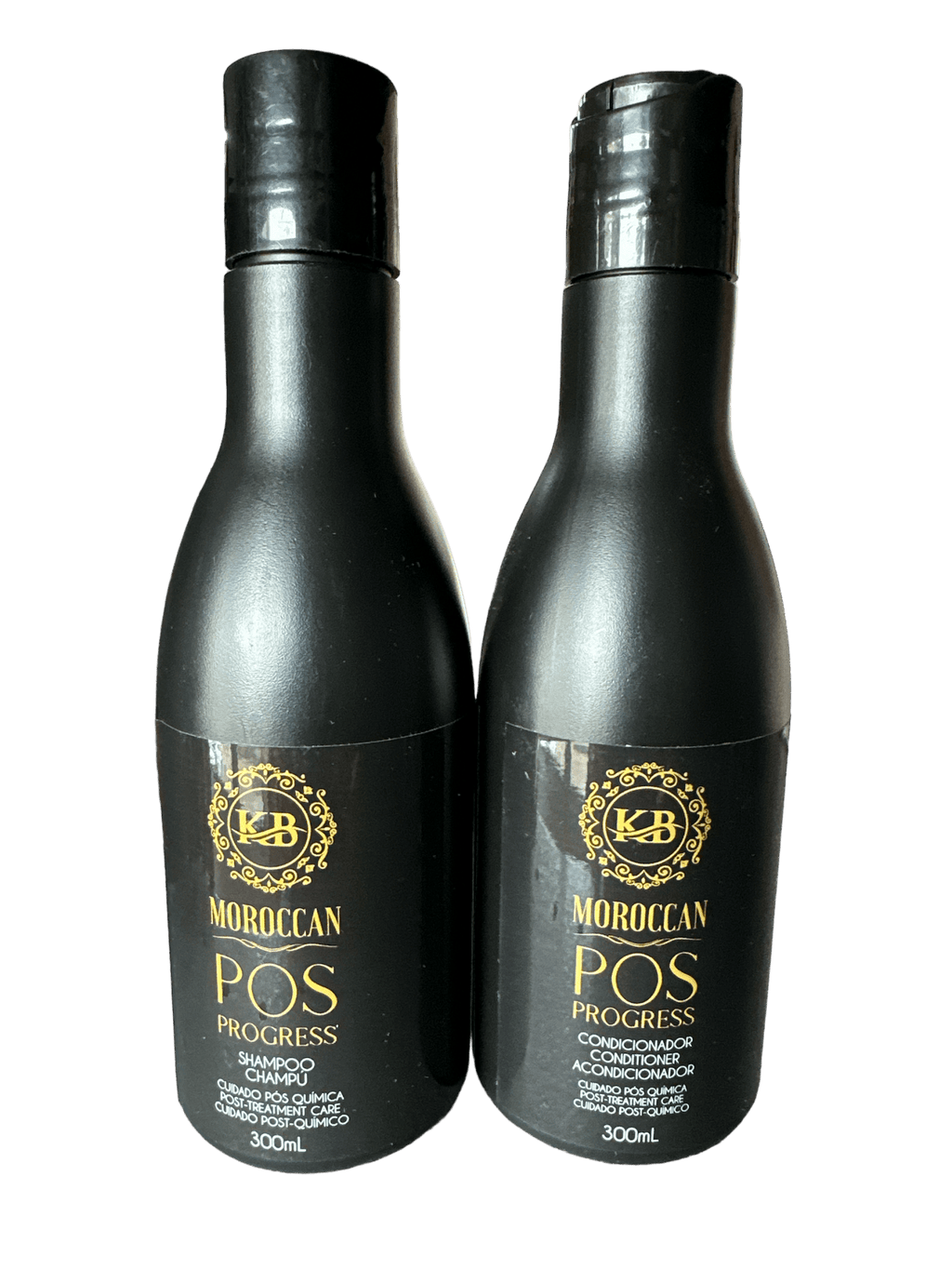 KB Moroccan Pos Progress Kit Nourishing Shampoo & Conditioner for Damaged Hair 300ml 10.1floz