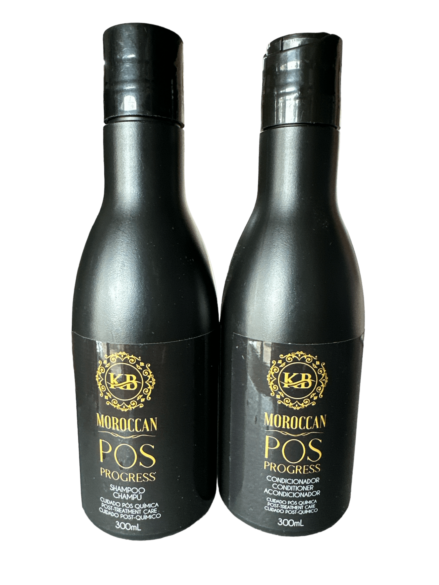 KB Moroccan Pos Progress Kit Nourishing Shampoo & Conditioner for Damaged Hair 300ml 10.1floz