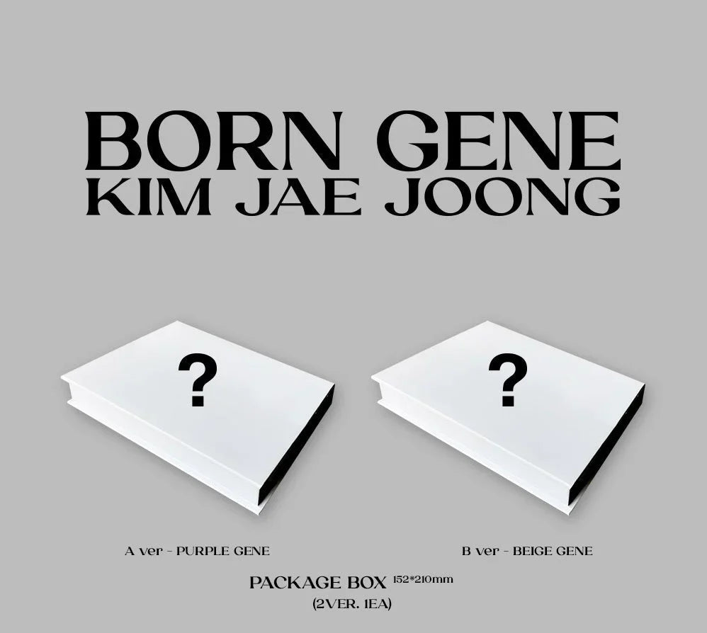 Kim Jaejoong 3rd Full Album - Born Gene