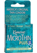 Kimono Microthin Plus Auq Lube Condoms