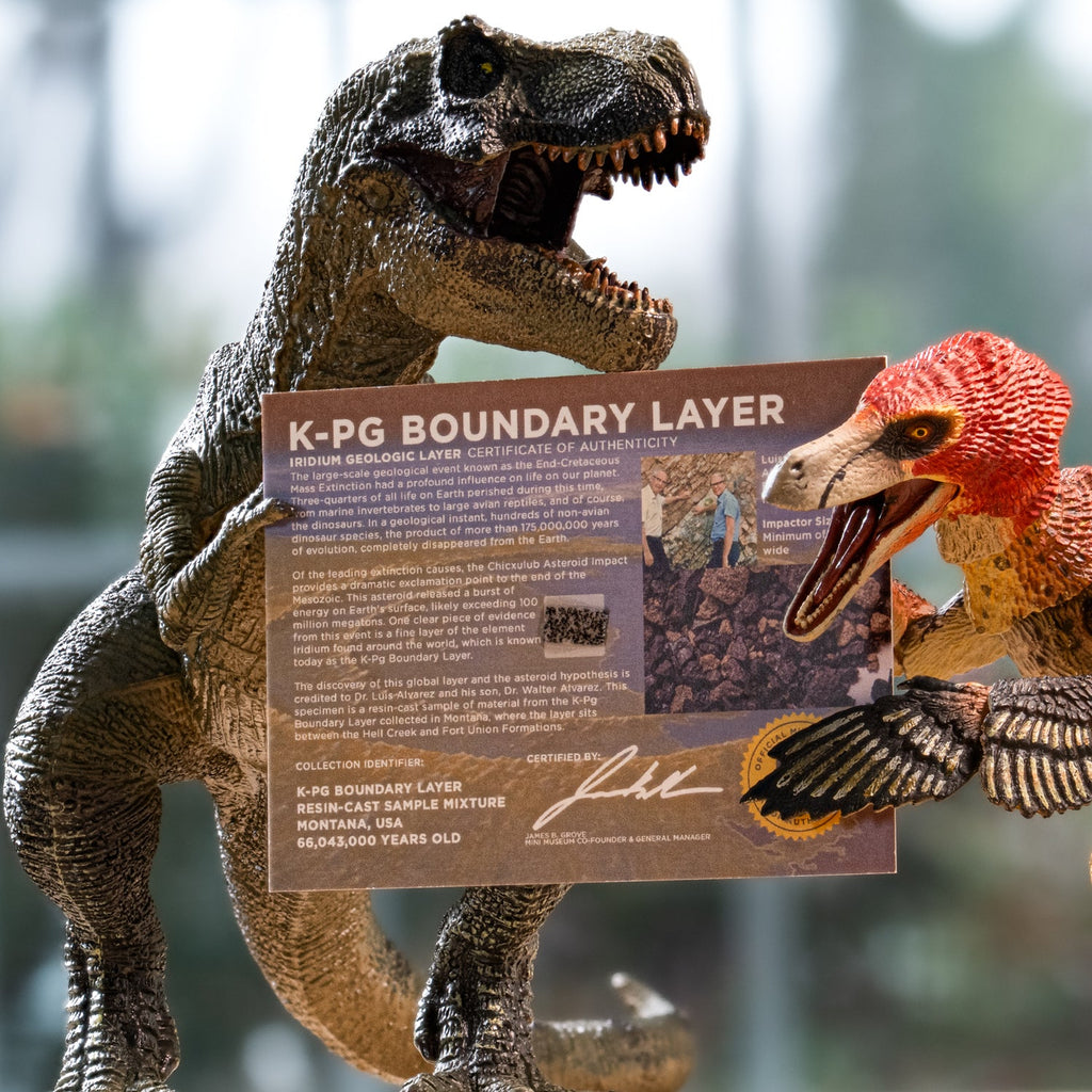 K-Pg Boundary Layer - Death of the Dinosaurs - Display Card